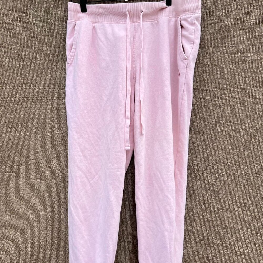 Skechers pink jogger pants Pockets Womens Sz L Y2K Style Comfy